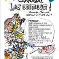 Carnaval  Ecole Cazouls d'Hérault mars 2015