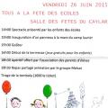 Fête école du Caylar-Les Rives 26 juin 2015