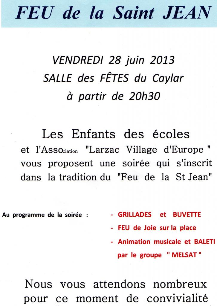 feu St Jean Le Caylar juin 2013
