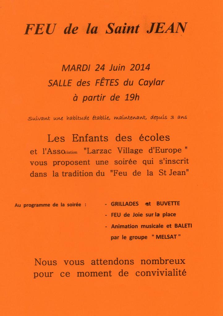 feu St Jean Le Caylar juin  2014
